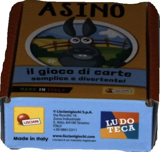 Liscianigiochi Ludoteca Le Carte Dei Bambini Asino Gioco Di Società, Multicolore, 85743