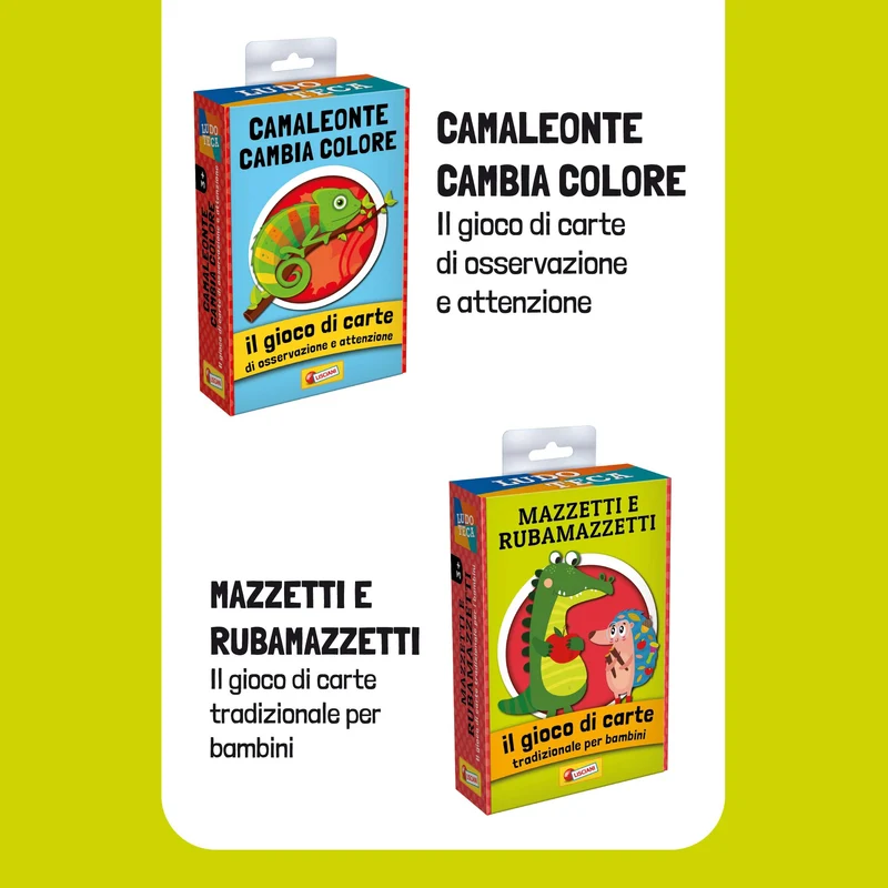 Liscianigiochi Ludoteca Le Carte Dei Bambini Asino Gioco Di Società, Multicolore, 85743