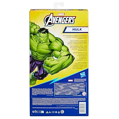 Hasbro Marvel Avengers Titan Hero Series Blast Gear, Action Figure di Hulk, Classe Deluxe, di 30 cm, per Bambini dai 4 Anni in Su