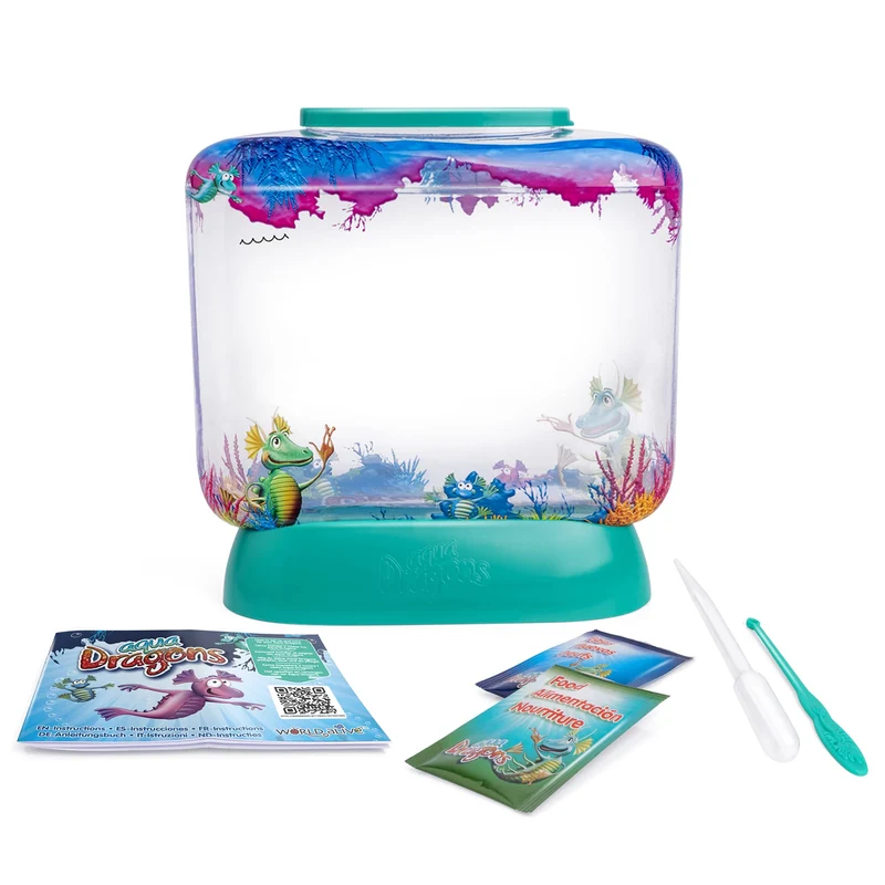 World Alive Sl Animals Aqua Dragons Underwater World con Tutti i Suoi componenti (Senza imballo), Multicolore, 1,5 cm, 4002