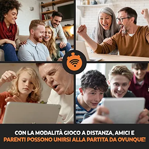 OUTSMARTED! Il gioco da tavolo con quiz per famiglie dal vivo | Età 8+ | Per 2 a 24 giocatori (Outsmarted edizione 2024)