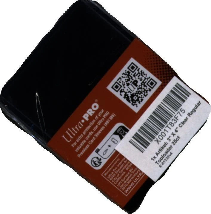Ultra Pro Toploaders 3 x 4 Gioco di Carte Trasparente Regolare CT25.