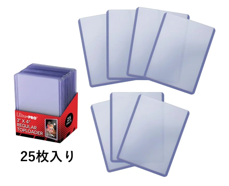 Ultra Pro Toploaders 3 x 4 Gioco di Carte Trasparente Regolare CT25.