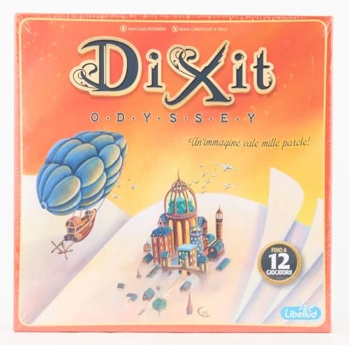 Asmodee: Dixit Odyssey, Gioco da Tavolo di Immaginazione e Fantasia, 3-12 Giocatori, 8+ Anni, Edizione in Italiano