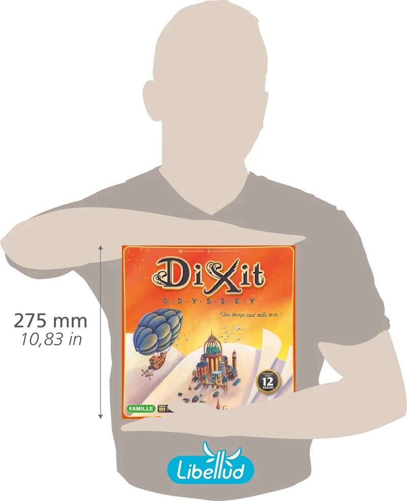 Asmodee: Dixit Odyssey, Gioco da Tavolo di Immaginazione e Fantasia, 3-12 Giocatori, 8+ Anni, Edizione in Italiano