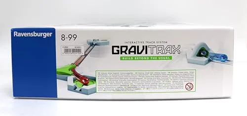 Ravensburger - GraviTrax Starter Kit, Pista di Biglie, Gioco Interattivo ed Educativo STEM, per Bambini 8+ Anni e Adulti, Compatibile con tutti i GraviTrax, 124 Pezzi