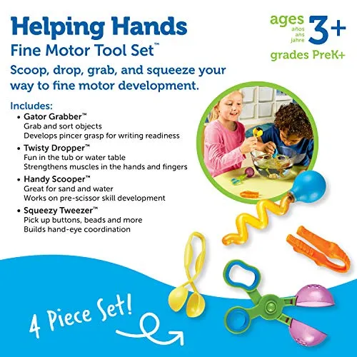 Learning Resources Strumenti manuali, motricita bambini, Montessori, gioco d'acqua,3 anni