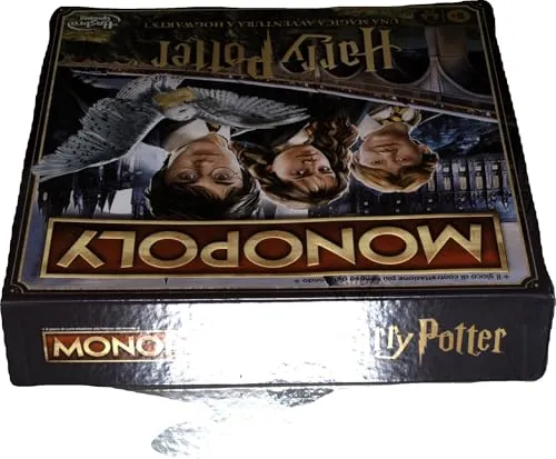 Hasbro Gaming, Regali Festa di Halloween per Bambini e Bambine Gioco del Mistero da tavolo Monopoly edizione Harry Potter - versione italiana