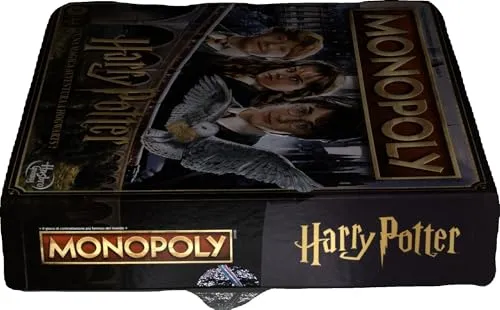 Hasbro Gaming, Regali Festa di Halloween per Bambini e Bambine Gioco del Mistero da tavolo Monopoly edizione Harry Potter - versione italiana