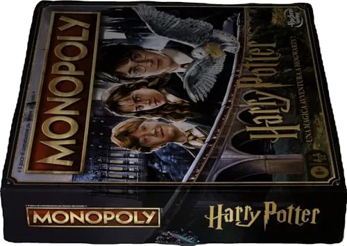 Hasbro Gaming, Regali Festa di Halloween per Bambini e Bambine Gioco del Mistero da tavolo Monopoly edizione Harry Potter - versione italiana