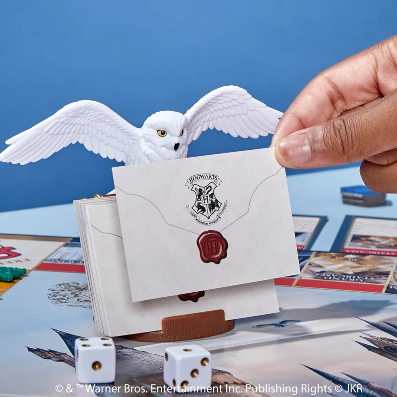 Hasbro Gaming, Regali Festa di Halloween per Bambini e Bambine Gioco del Mistero da tavolo Monopoly edizione Harry Potter - versione italiana