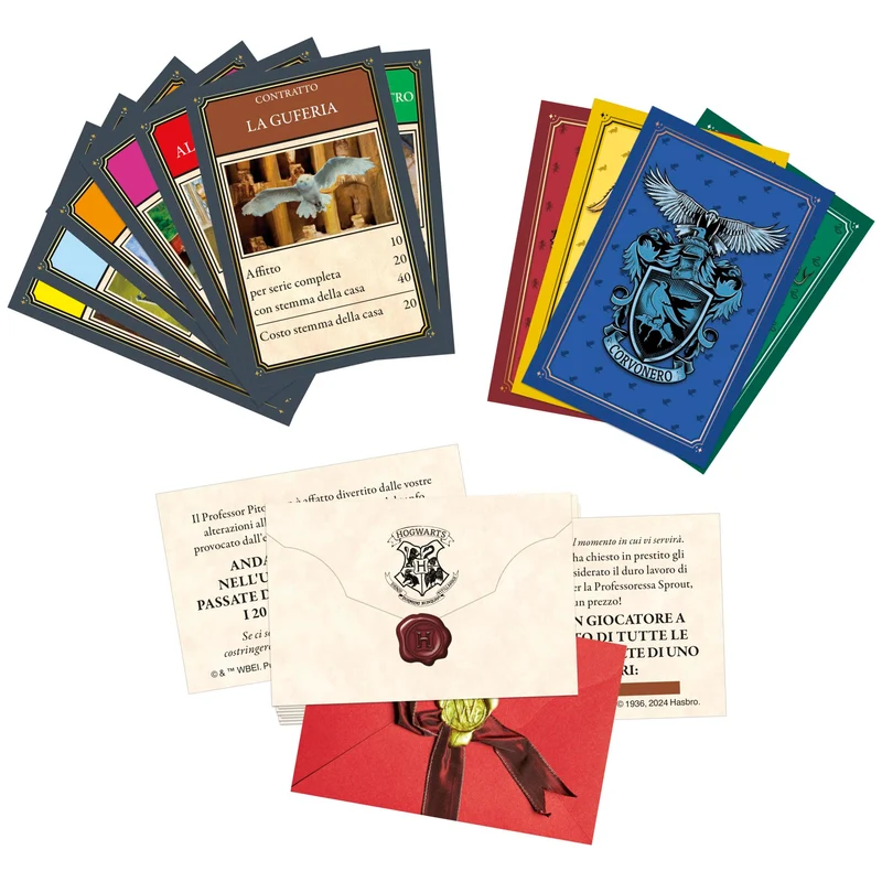 Hasbro Gaming, Regali Festa di Halloween per Bambini e Bambine Gioco del Mistero da tavolo Monopoly edizione Harry Potter - versione italiana