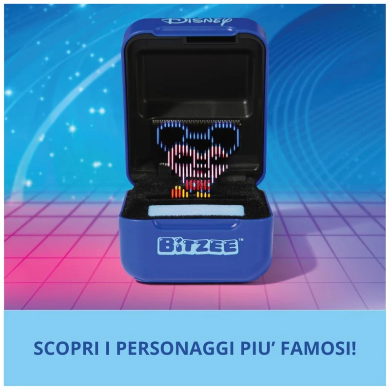 Bitzee, Versione Disney, Cucciolo Digitale e Interattivo, Animale Elettronico Virtuale da Accudire, Reagisce al Tuo Tocco, 30 Personaggi Disney Collezionabili, Giochi per Bambini e Bambine, 5+ Anni