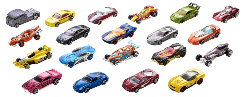 Hot Wheels- Set Macchinine da 20 Veicoli in Scala 1:64, DXY59