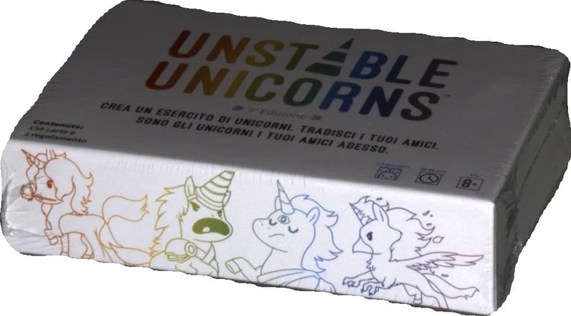 Asmodee, Unstable Unicorns, Gioco da Tavolo, 2-8 Giocatori, 8+ Anni, Edizione in Italiano