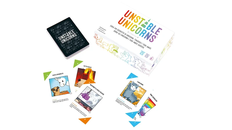 Asmodee, Unstable Unicorns, Gioco da Tavolo, 2-8 Giocatori, 8+ Anni, Edizione in Italiano