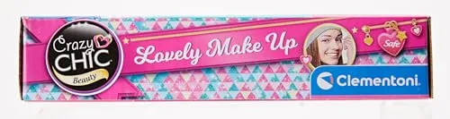 Clementoni Crazy Chic - Lovely Make Up Cerbiatto, Cofanetto Trucchi Bambine 6+ Anni, Trousse Portatile con Set Cosmetici Sicuri per Bambine, Idea Regalo Collezionabile, 18631