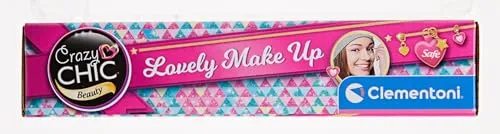 Clementoni Crazy Chic - Lovely Make Up Cerbiatto, Cofanetto Trucchi Bambine 6+ Anni, Trousse Portatile con Set Cosmetici Sicuri per Bambine, Idea Regalo Collezionabile, 18631