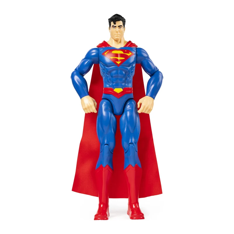 dc comics | SUPERMAN | Personaggio Superman 30 cm | Personaggio 30 cm con decorazioni originali, mantello e 11 punti di articolazione - Giocattoli per bambini e bambine dai 3 anni