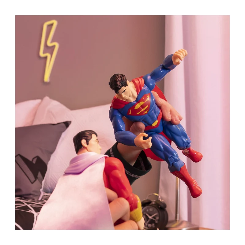 dc comics | SUPERMAN | Personaggio Superman 30 cm | Personaggio 30 cm con decorazioni originali, mantello e 11 punti di articolazione - Giocattoli per bambini e bambine dai 3 anni