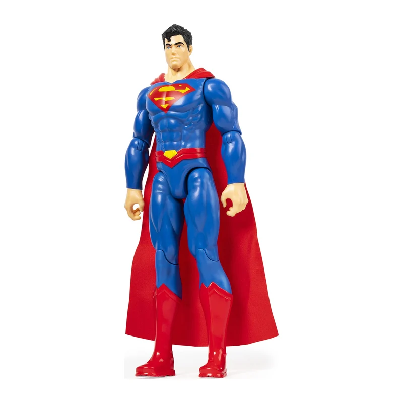 dc comics | SUPERMAN | Personaggio Superman 30 cm | Personaggio 30 cm con decorazioni originali, mantello e 11 punti di articolazione - Giocattoli per bambini e bambine dai 3 anni