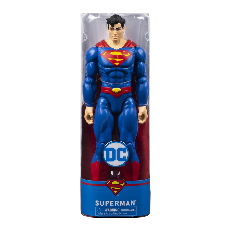 dc comics | SUPERMAN | Personaggio Superman 30 cm | Personaggio 30 cm con decorazioni originali, mantello e 11 punti di articolazione - Giocattoli per bambini e bambine dai 3 anni