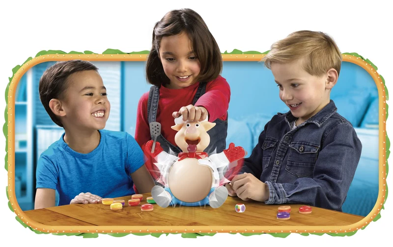 Goliath Otto il Maialotto + Puzzle (Esclusiva Amazon), Giochi Da Tavolo dai 4 Anni, Giocattoli per Bambini, Fai Mangiare il Maiale Fino a Fargli Scoppiare la Pancia, Regalo Bambino 4 Anni
