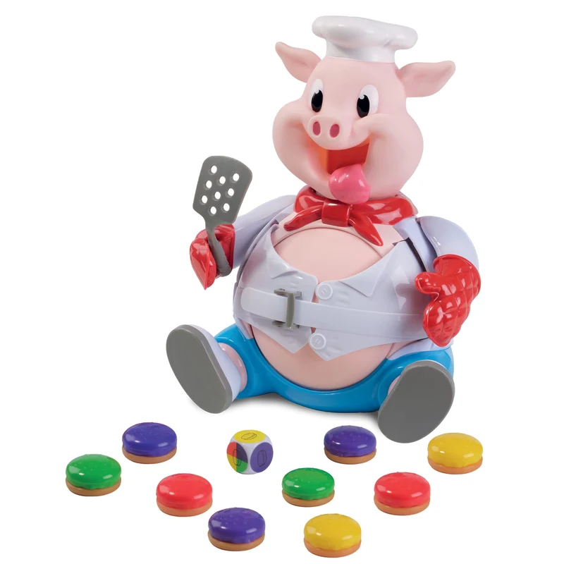 Goliath Otto il Maialotto + Puzzle (Esclusiva Amazon), Giochi Da Tavolo dai 4 Anni, Giocattoli per Bambini, Fai Mangiare il Maiale Fino a Fargli Scoppiare la Pancia, Regalo Bambino 4 Anni