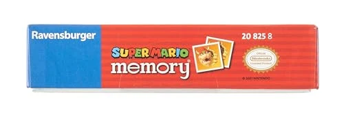 Ravensburger - Memory Super Mario, Gioco Da Tavolo, Memory Gioco per Bambini 3 Anni o più, 48 carte, 2 a 6 giocatori, Versione italiana