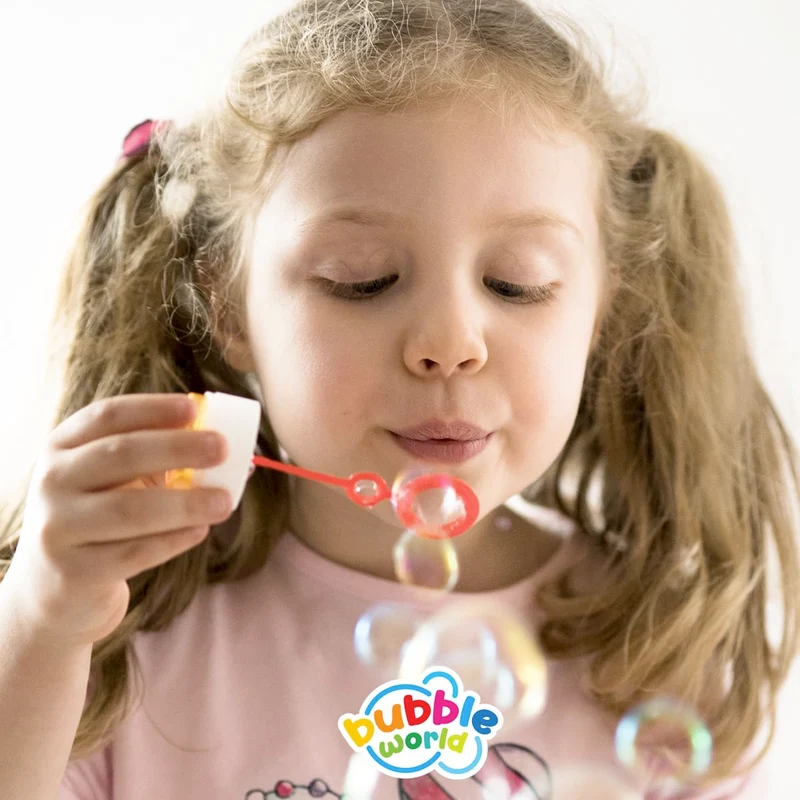 Bubble Word - Ricarica per Bolle di Sapone - 1L - Liquido Pronto all'Uso per giocabolle - Ipoallergenico - Senza Kathon e Privo di Glutine - Made in Italy, da 3 anni in su
