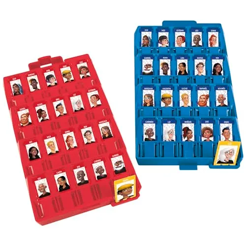 Indovina chi? I Gioca Ovunque, il gioco originale dei volti misteriosi per bambini e bambine, gioco portatile per 2 giocatori, gioco da viaggio per bambini e bambine