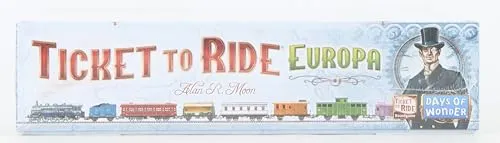 Asmodee - Ticket to Ride Europa , Gioco da Tavolo Avventura Ferroviaria, Divertimento per Famiglie e Giocatori Esperti, Costruisci Reti Ferroviarie - 2-5 Giocatori, 8+ Anni, Edizione in Italiano