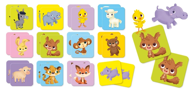 Liscianigiochi, Gioco Educativo, Multicolore, 1-4 Anni, 24 carte
