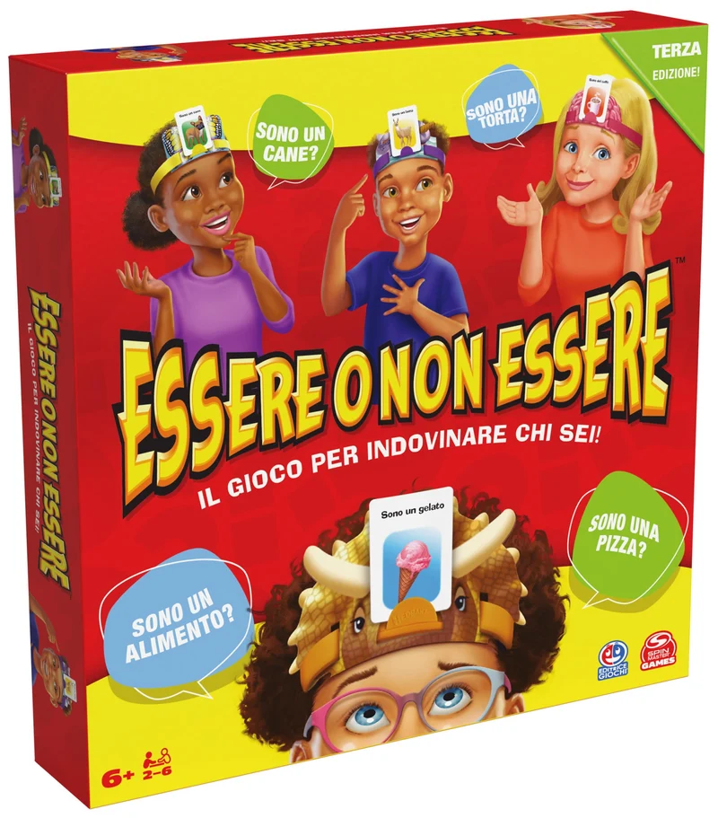 Editrice Giochi, Essere o Non Essere, Giochi da Tavolo per Indovinare Chi Sei, Giochi di Società per la Famiglia, carte per bambini, da 6 anni in su
