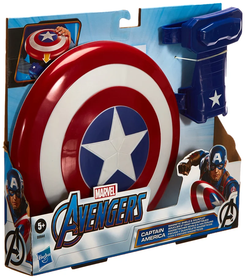 Hasbro Avengers Marvel Scudo E Guanto Magnetico Di Captain America (Roleplay)