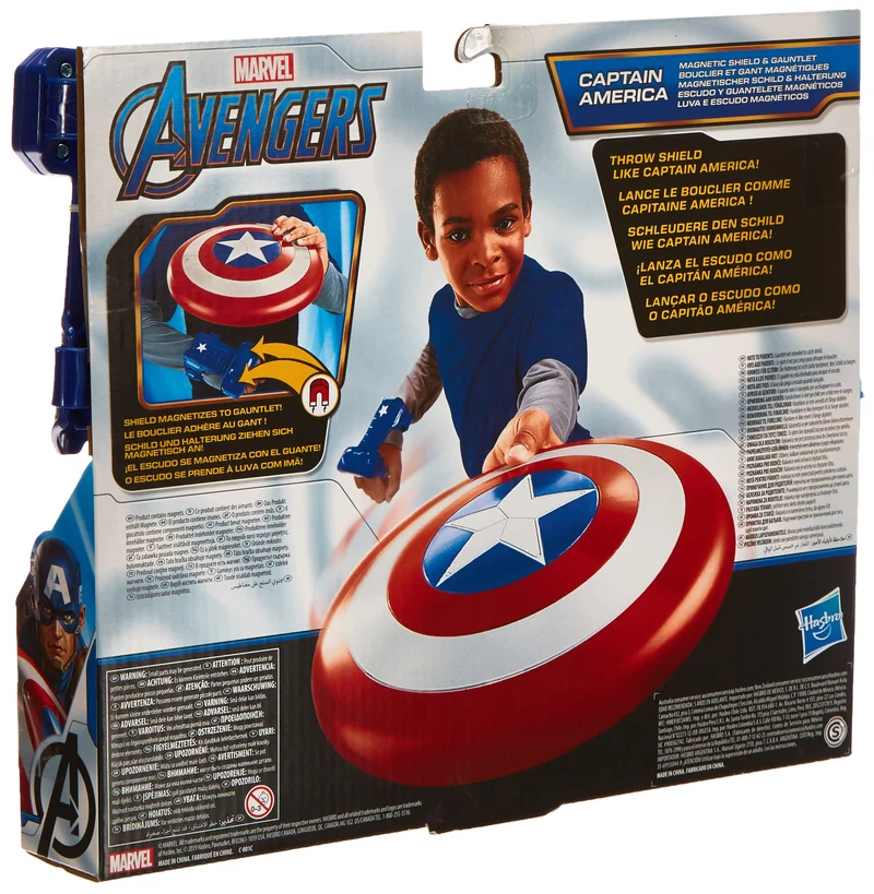 Hasbro Avengers Marvel Scudo E Guanto Magnetico Di Captain America (Roleplay)