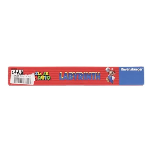 Ravensburger - Labirinto Super Mario, Gioco da Tavolo per Tutta la Famiglia, 2-4 Giocatori, Idea Regalo per Bambini 7+ Anni, Edizione in Italiano