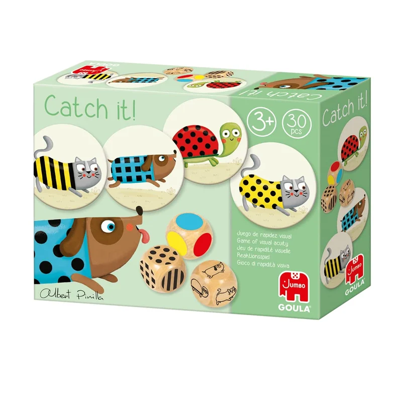 Goula- Catch it Cane Primi Giochi, Gioco Educativo, Multicolore, 53446