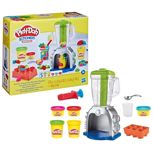 Play-Doh, playset Swirlin' Smoothies con frullatore Giocattolo