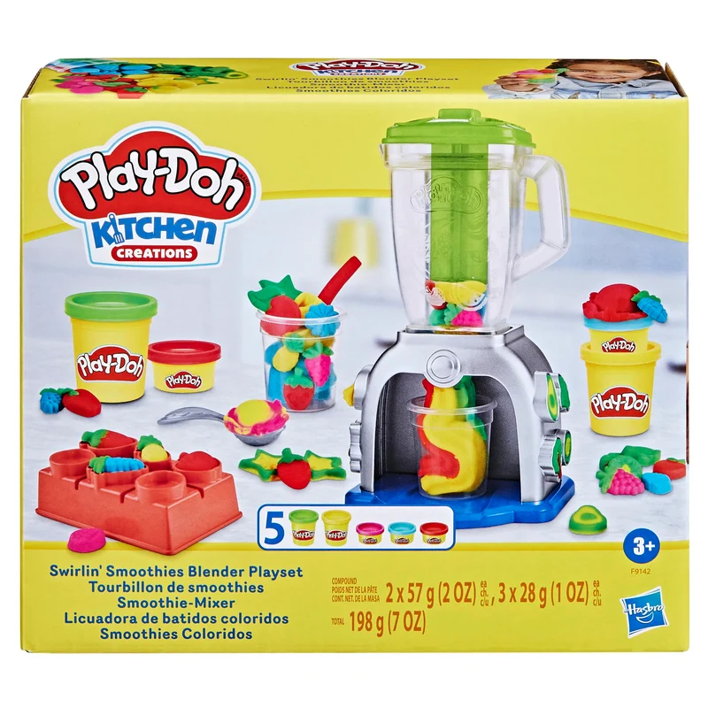 Play-Doh, playset Swirlin' Smoothies con frullatore Giocattolo