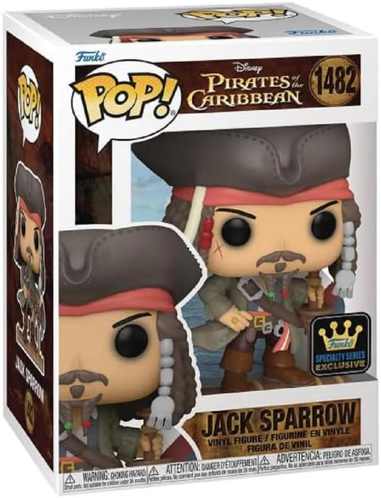Funko Pop! Movies: PotC - Captain Jack Sparrow Sparrow - (opening) - Pirates Of The Caribbean - Pirati Dei Caraibi - Figura in Vinile da Collezione - Idea Regalo - Merchandising Ufficiale