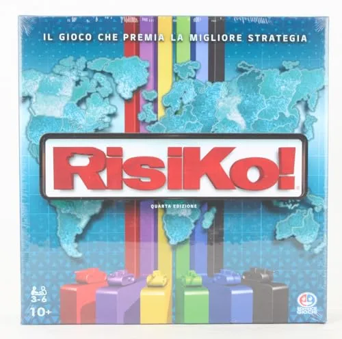 Editrice Giochi, Risiko, Giochi in Scatola, Risiko Classico Edizione 2023, Giochi di Società e Strategia per Famiglia e Amici, Giochi da Tavolo per Adulti e Bambini, da 3 a 6 Giocatori, 10+ Anni