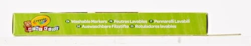 CRAYOLA Mini Kids - Kit di 8 Pennarelli Super Lavabili, Punta Arrotondata di Sicurezza, Colori Assortiti, Età consigliata: dai 12 mesi, 8324
