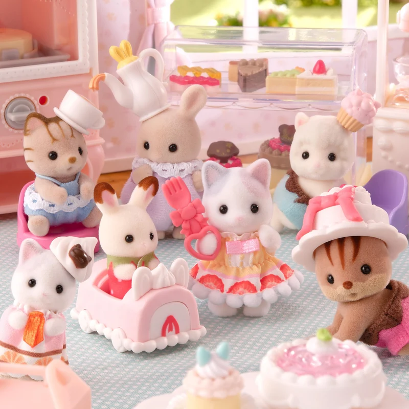 Sylvanian Families - 5765 Bustine Baby – Dolci in forno -Set da gioco per case delle bambole