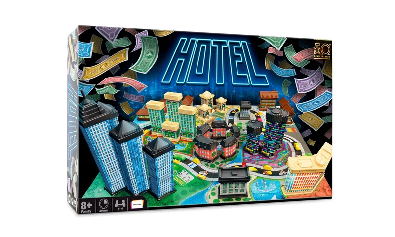 Asmodee, Hotel, Gioco da Tavolo, 8+ Anni, 2-4 Giocatori, Edizione in Italiano