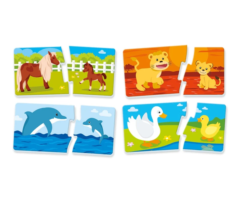 Clementoni Sapientino - Mamme e Cuccioli, Gioco Educativo per Bambini 2-4 Anni, Flashcards per Riconoscere gli Animali e i Loro Piccoli con Attività Divertenti e Colorate, Lingua Italiana, 16052