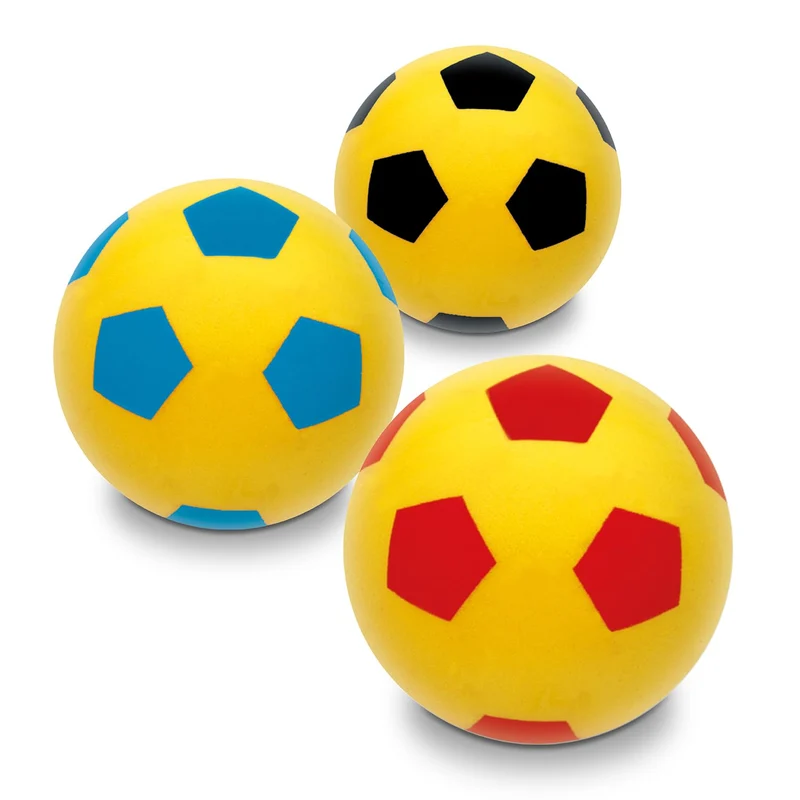 Mondo Toys - SOFT FOOTBALL 200 - Pallone di spugna diametro 20 cm - 1 palla morbida - colori misti - 07852