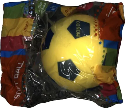 Mondo Toys - SOFT FOOTBALL 200 - Pallone di spugna diametro 20 cm - 1 palla morbida - colori misti - 07852