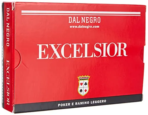 Dal Negro - 21008 ramino Excelsior doppio, carte da gioco.