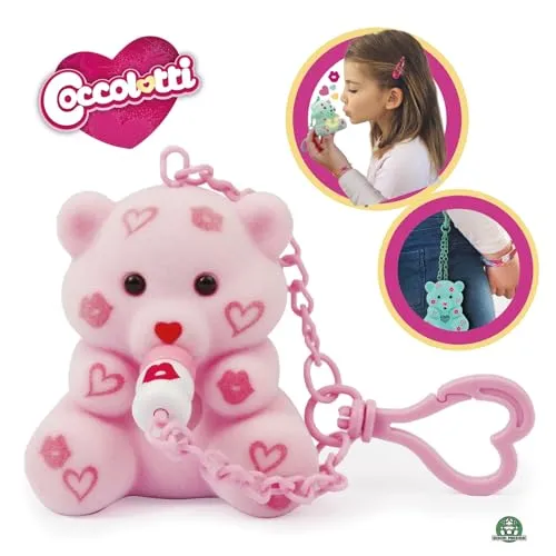 Giochi Preziosi COCCOLOTTI, Orso Interattivo, Che Ti Fa Baci, Effetti Luminosi, Modello Rosa, per Bambini dai 3 Anni CCL093